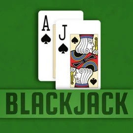Blackjack (Relax Gaming) slot logo by Relax Gaming at SkyHills Casino