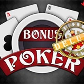 Bonus Poker Deluxe - 3 Hands slot visual from RTG (Reel Time Gaming) available on skyhills-casino.at