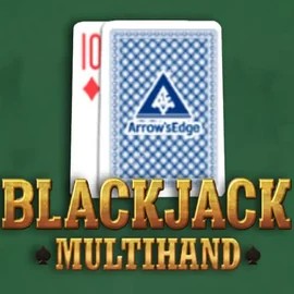 Multihand Blackjack online game logo by Pragmatic Play on skyhills-casino.at