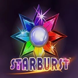 Starburst casino game by NetEnt – featured logo at SkyHills Casino